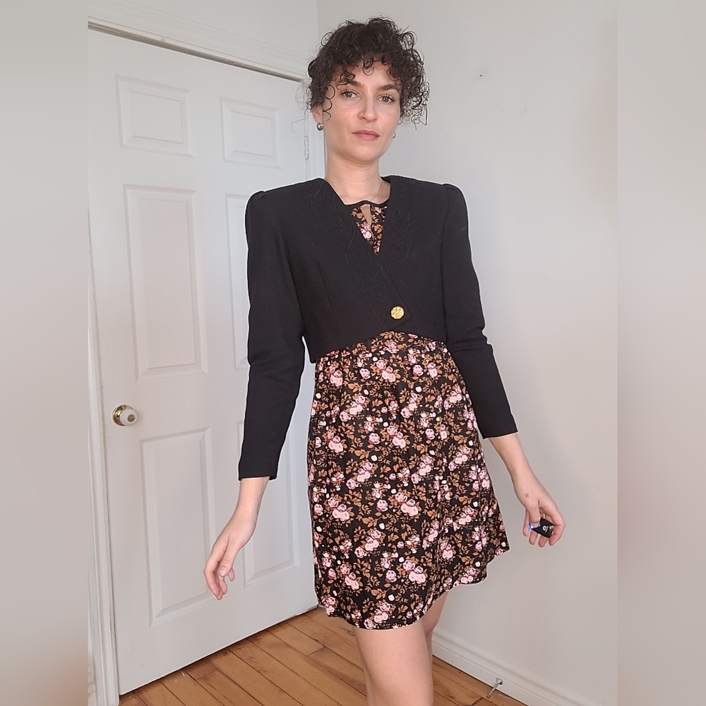 Vintage Wool Crop Blazer